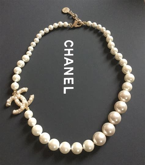 Chanel pearl necklace sale